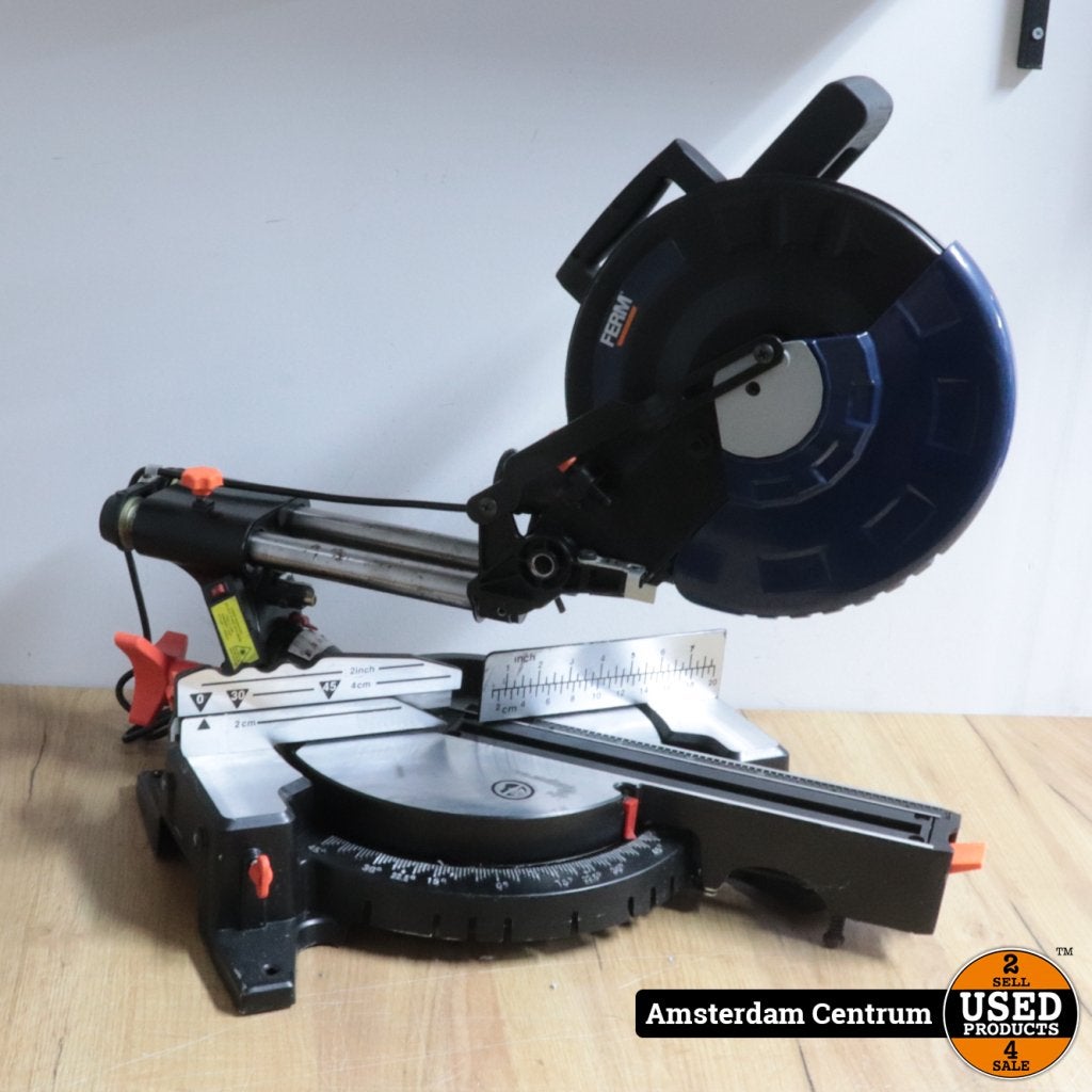 Ferm Radiaal afkortzaag - ZGAN, Doe-het-zelf en Verbouw, Gereedschap | Zaagmachines, Ferm, Gebruikt, Support@ferm.com, Ferm B.V., Merwehaven 23, 
2984 AG Ridderkerk
Netherlands