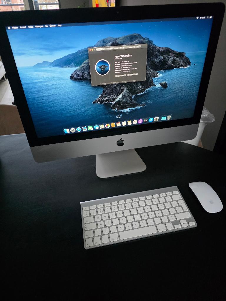 imac 21.5 inch(late 2013) ZGAN met doos en trackpad, Ophalen, 8 GB, IMac, Zo goed als nieuw