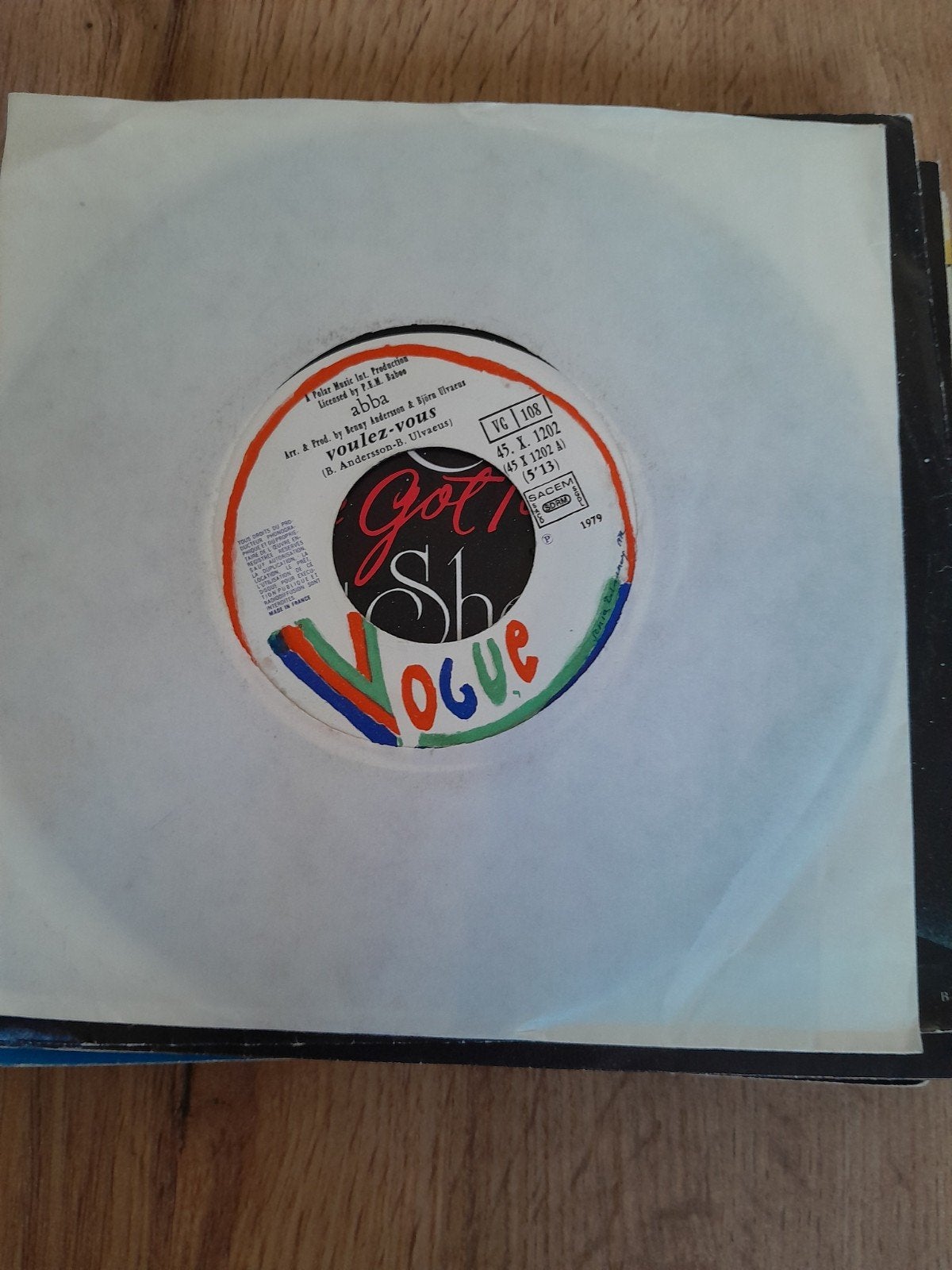 ABBA 7 inch voulez vous, Ophalen of Verzenden, Zo goed als nieuw, Pop