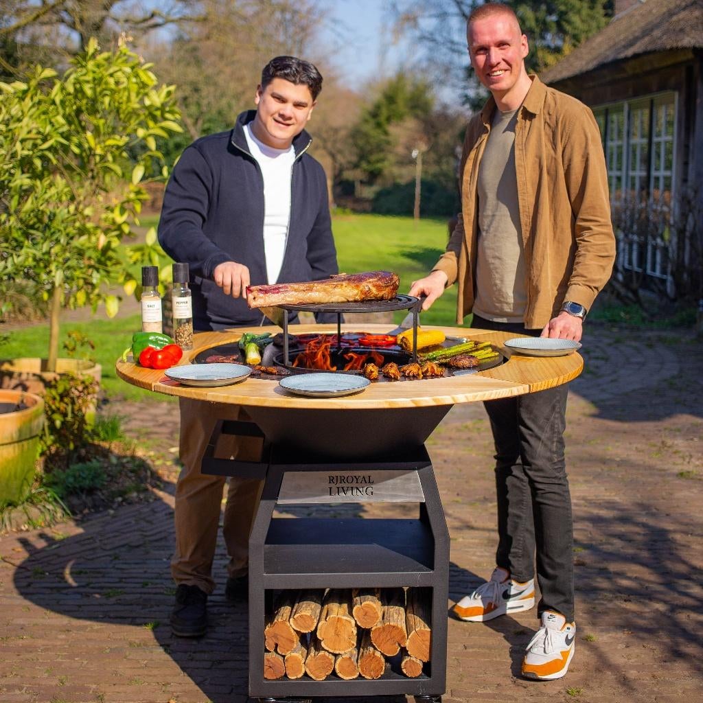 Plancha BBQ grill Maestro Smokeless XXL 80 Blackline Primeur, Tuin en Terras, Houtskoolbarbecues, Ophalen of Verzenden, Nieuw