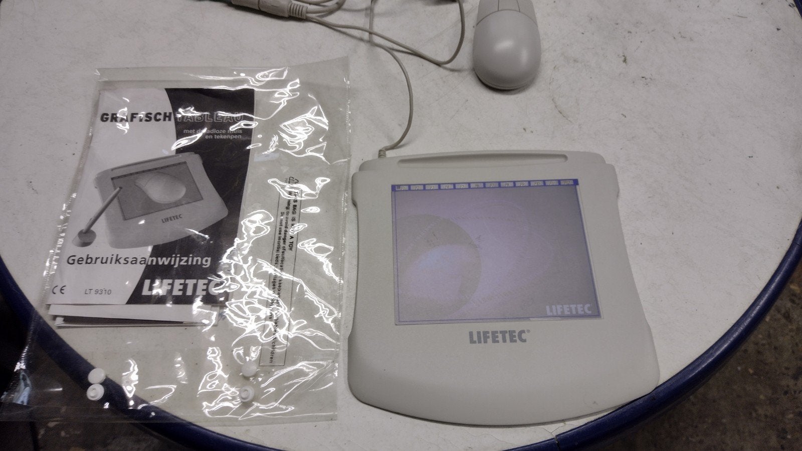 Vintage LIFETEC LT 9310 Grafisch Tablet - Zeer Goede Staat, Computers en Software, Tekentablets, Ophalen of Verzenden, Zo goed als nieuw