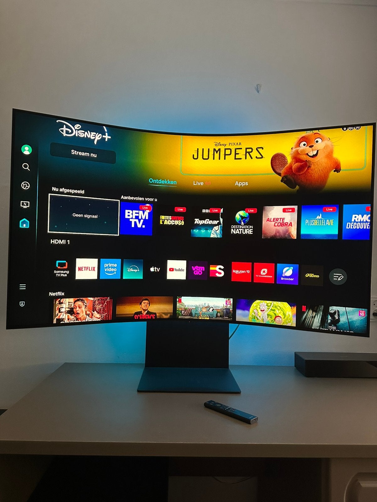 Samsung odyssey ARK 55 inch, Ophalen of Verzenden, Zo goed als nieuw, 100 cm of meer, Samsung