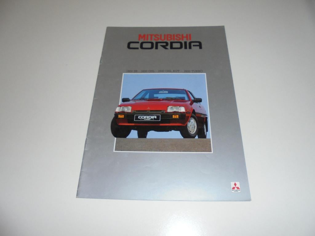 brochure Mitsubishi Cordia  1983, Ophalen of Verzenden, Gelezen, Mitsubishi