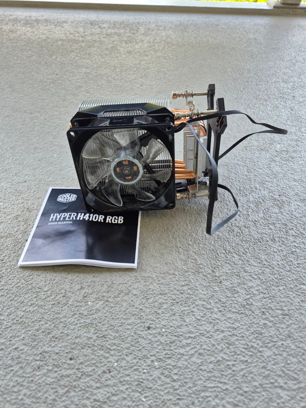 Cooler Master Hyper H410R RGB CPU Koeler, Ophalen of Verzenden, Gebruikt, Luchtkoeling