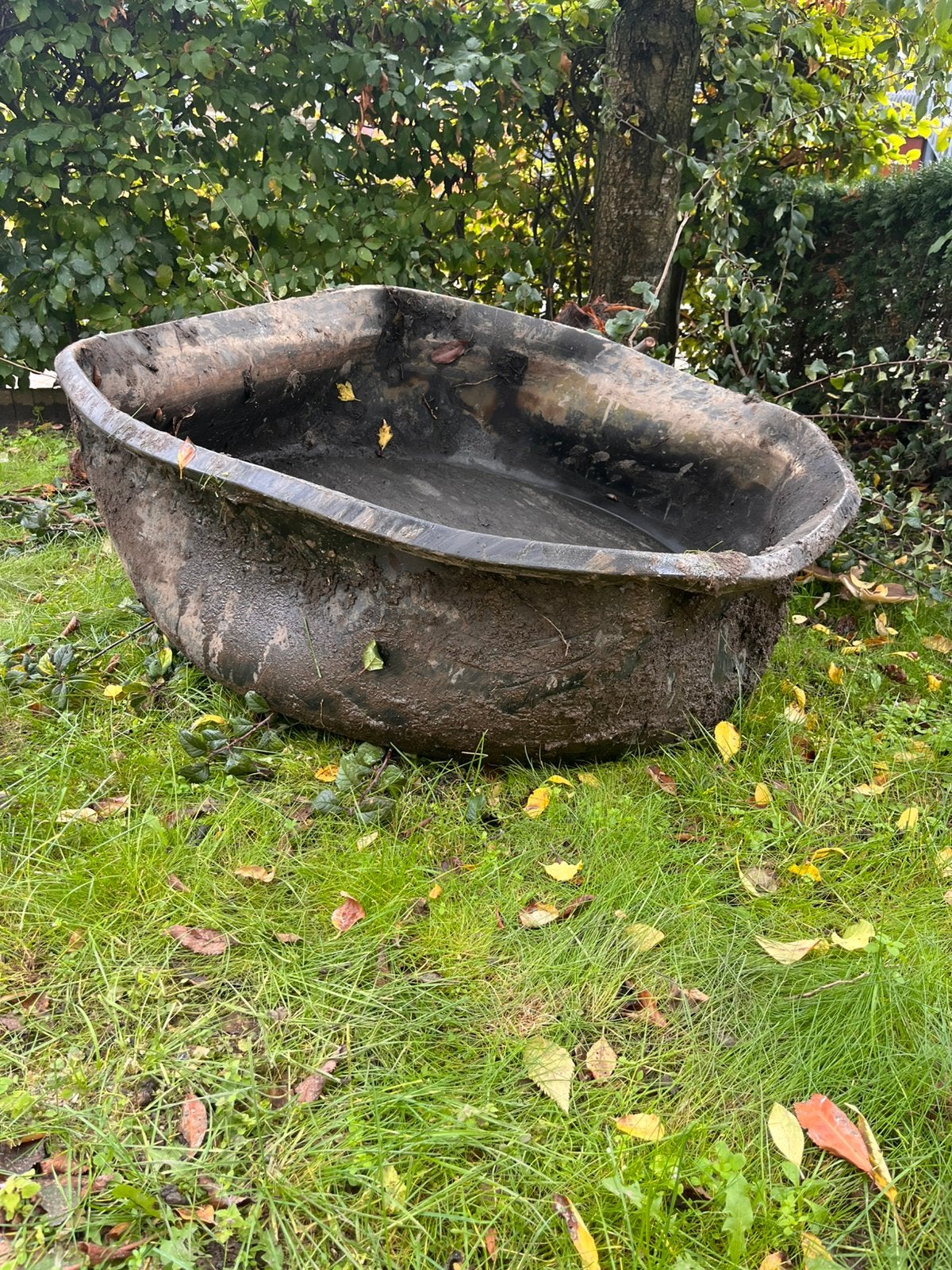 Gratis ronde vijverbak - 115 cm, Ophalen, Gebruikt