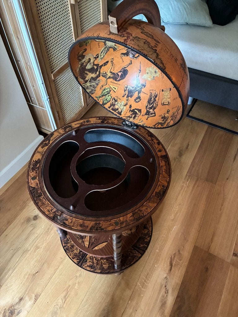 Zoffoli Globe Bar, Huis en Inrichting, Woonaccessoires | Wereldbollen, Ophalen, Zo goed als nieuw, Globebar, 50 cm