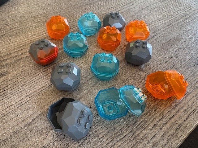 lego rots blokken 4x4 in 4 kleuren, Ophalen of Verzenden, Nieuw, Accessoire, Lego