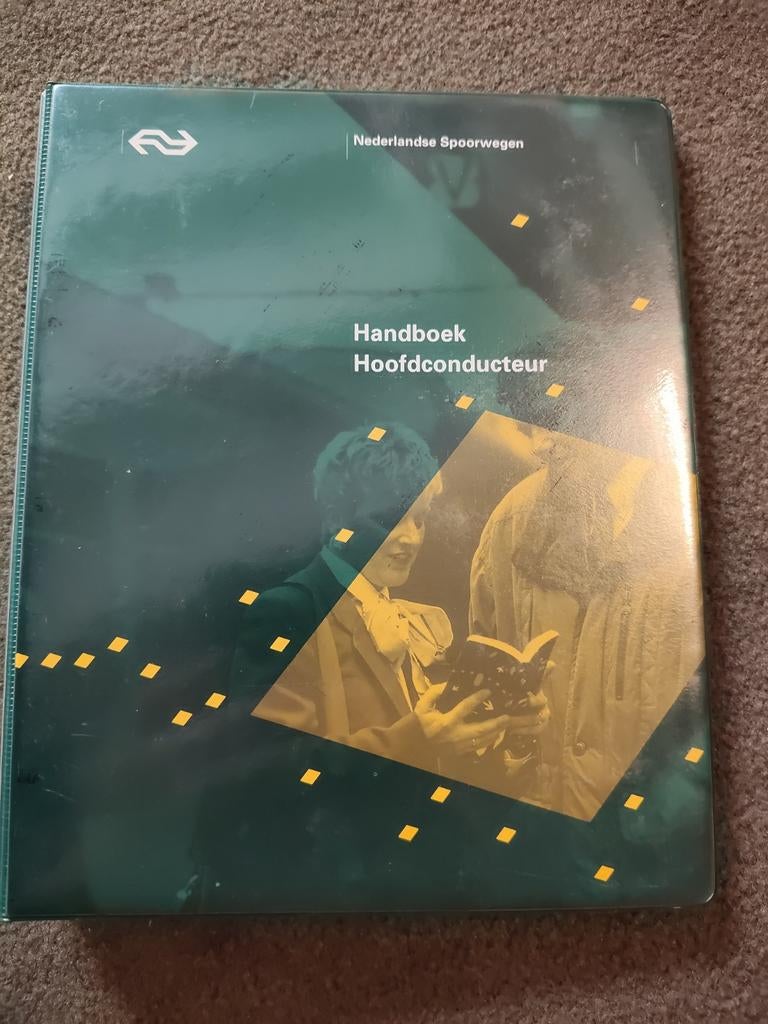 NS Handboek Hoofdconducteur 1995 - Zeldzaam Spoorwegdocument, Ophalen of Verzenden, Gebruikt, Trein, Boek of Tijdschrift