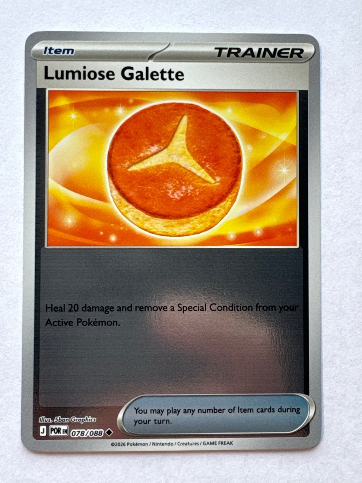 Pokémon TCG: Lumiose Galette Trainer Kaart 078/088, Ophalen of Verzenden, Zo goed als nieuw, Losse kaart