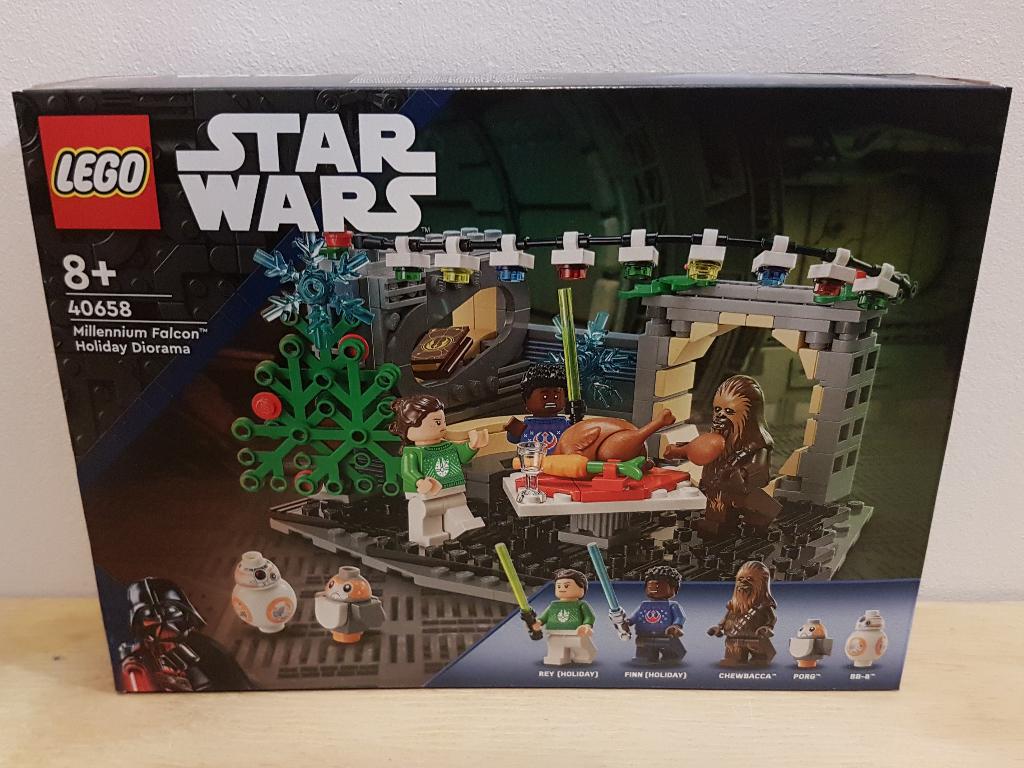 (GESEALD) 7x Lego 40658 Millennium Falcon Holiday Diorama, Ongeopend/sealed, Lego, Nieuw, Ophalen of Verzenden