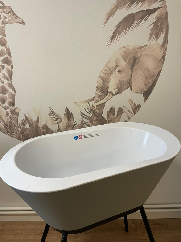 ZO GOED ALS NIEUW babybadje Wetoo incl. Zitje, Kinderen en Baby's, Badjes en Verzorging, Zo goed als nieuw, Badje, Standaard, Ophalen