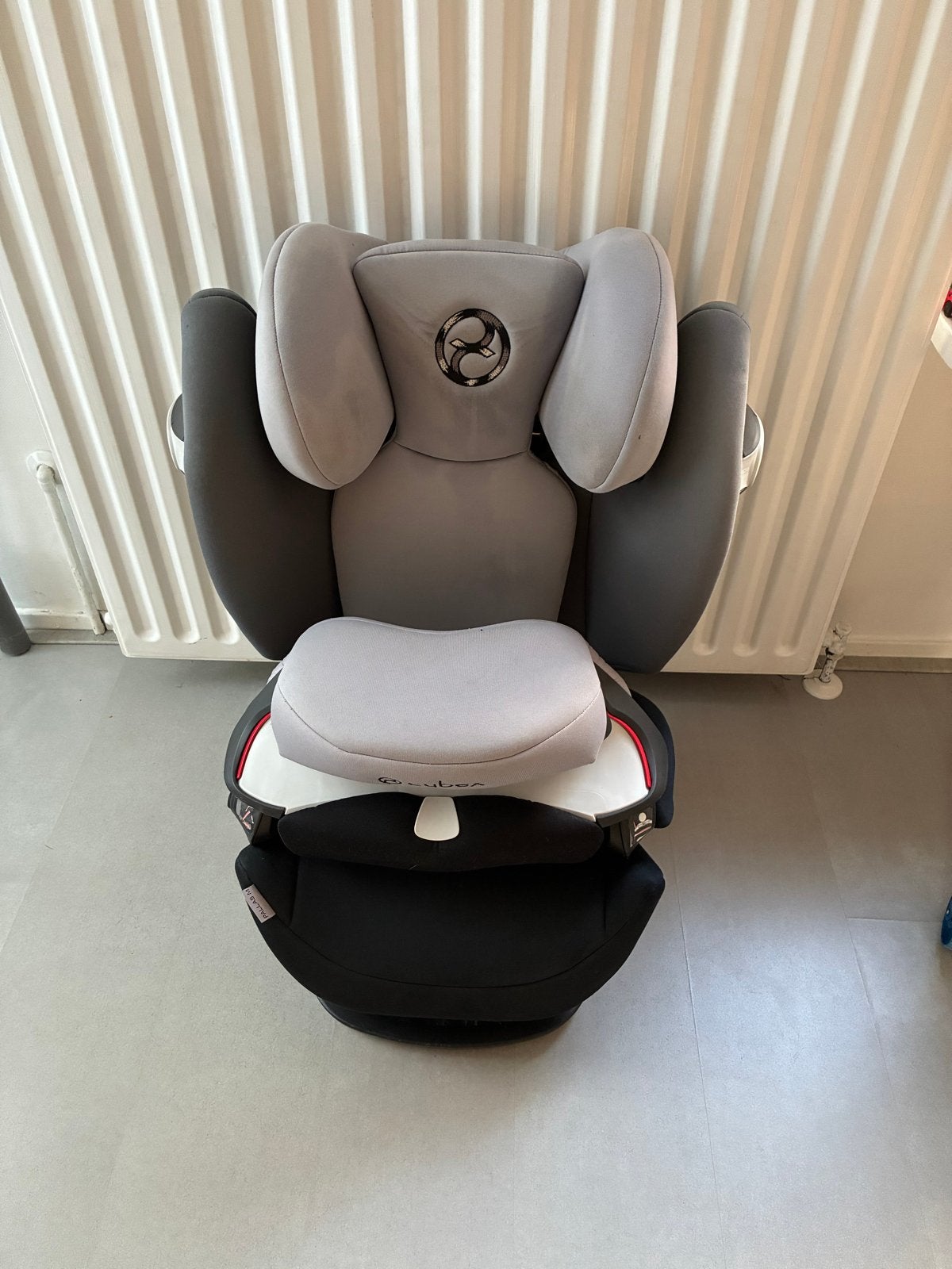 Cybex Pallas M-fix GOLD Line autostoel - Moon Dust, Gebruikt, Zijbescherming, 9 t/m 36 kg, Isofix