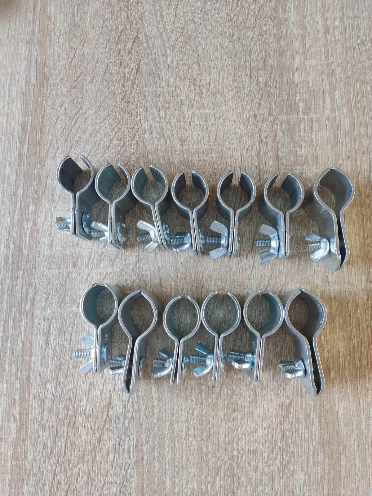 13x 25mm Tent Stok Houders - Klemmen voor Tentstokken, Caravans en Kamperen, Ophalen