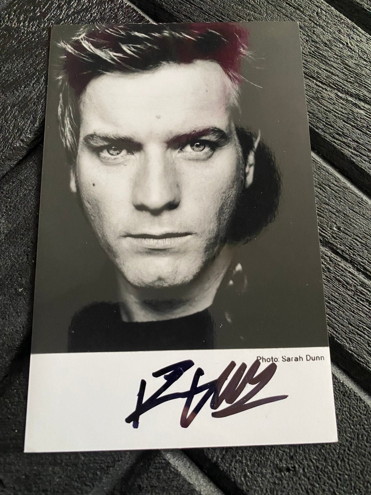 Filmster handtekening ewan mcgregor, Ophalen of Verzenden, Zo goed als nieuw, Foto of Kaart