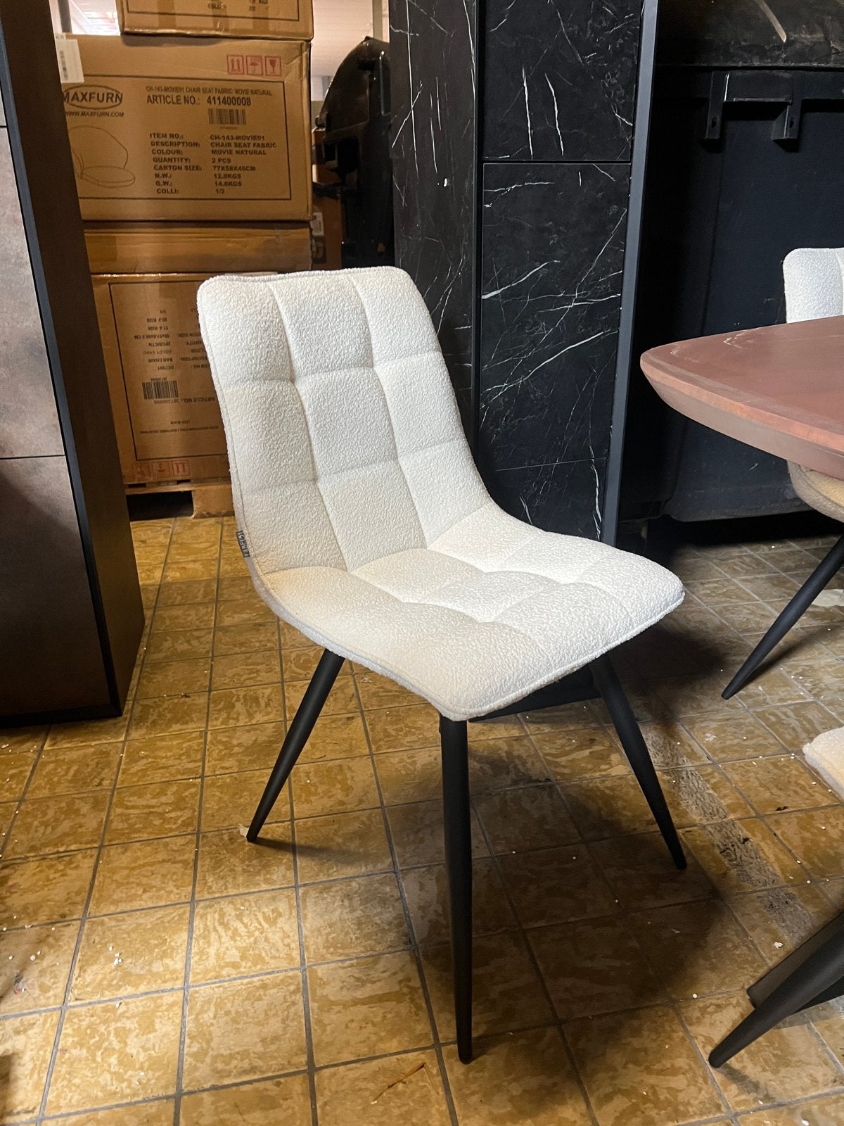4 Witte eetkamer stoelen | 40€ per stoel, Ophalen, Zo goed als nieuw, Wit, Vijf, Zes of meer stoelen
