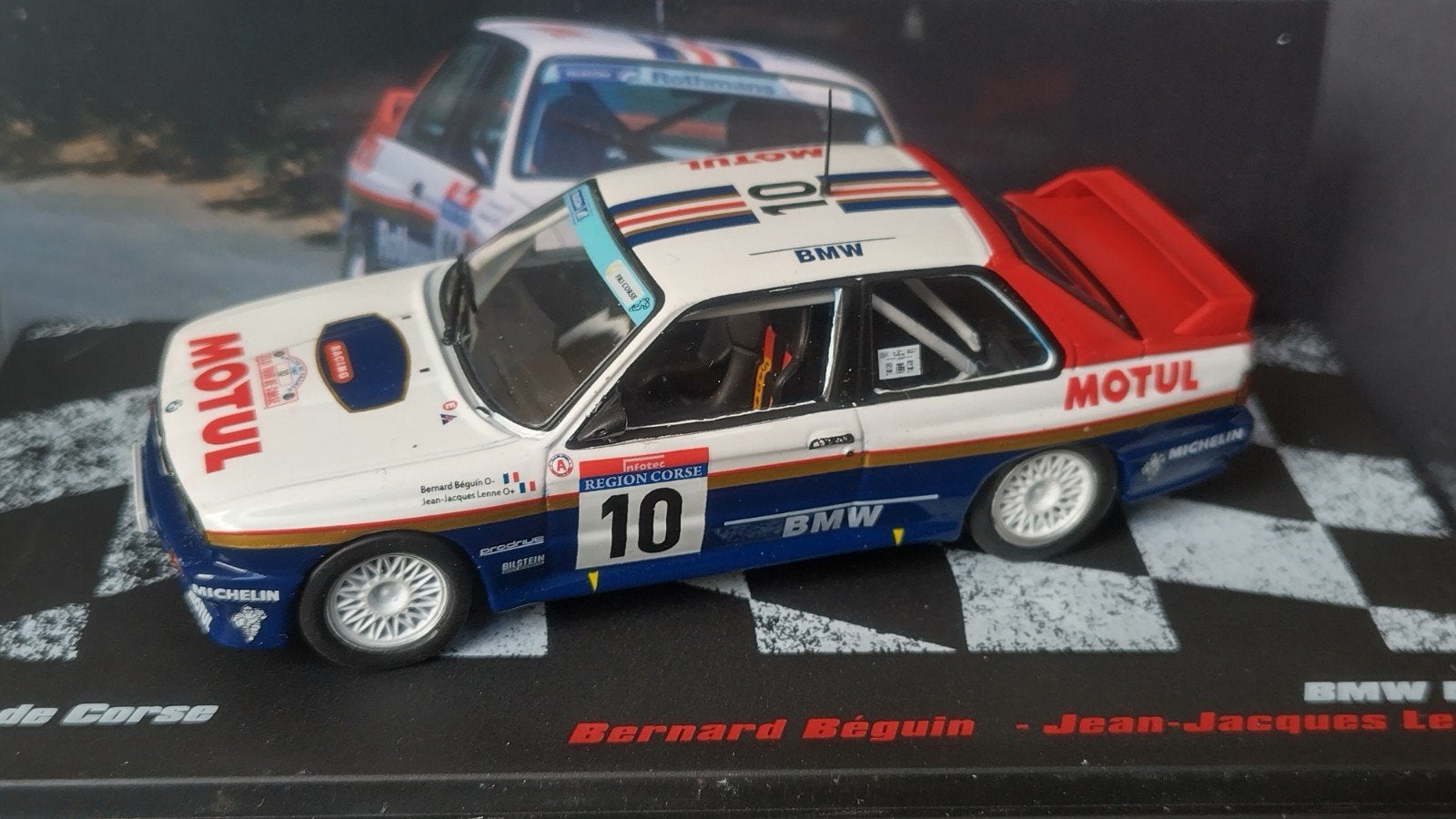 BMW M3 E30 Rally Tour de Corse 1987 1:43 De Agostini Pol, Overige merken, Auto, Verzenden, .