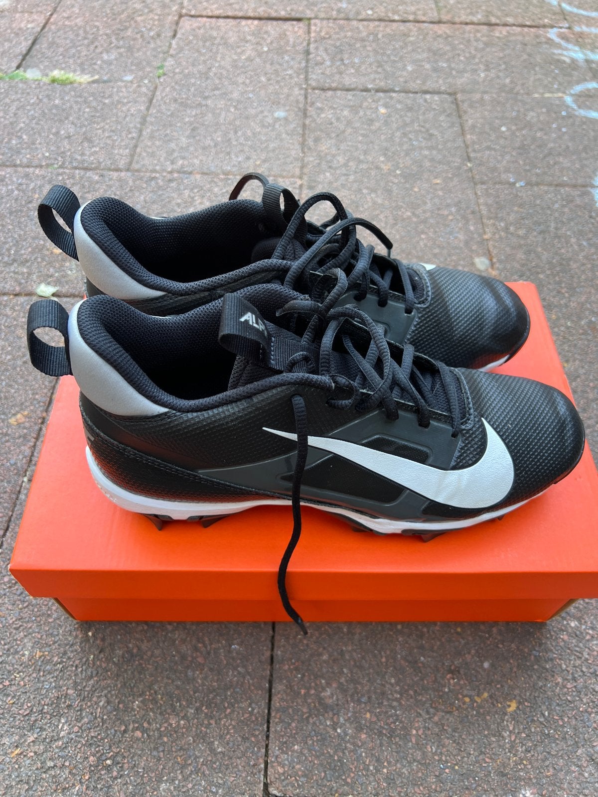 Nike Alpha Menace 4 Shark korfbalschoenen - Maat 41, Ophalen, Nieuw, Zwart, Sportschoenen