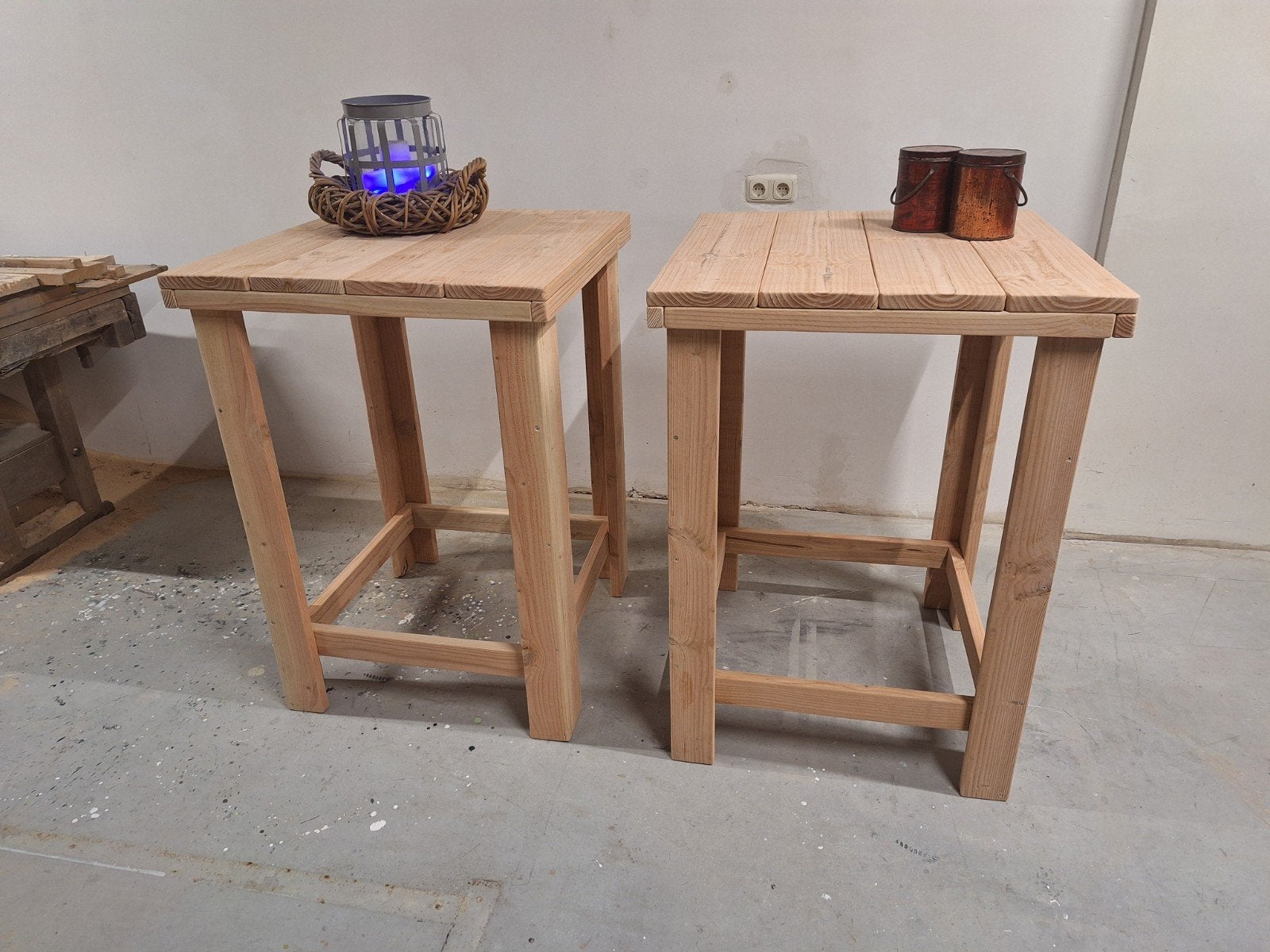Douglas / steigerhout sta tafel hoge eettafel hangtafel, Ophalen of Verzenden