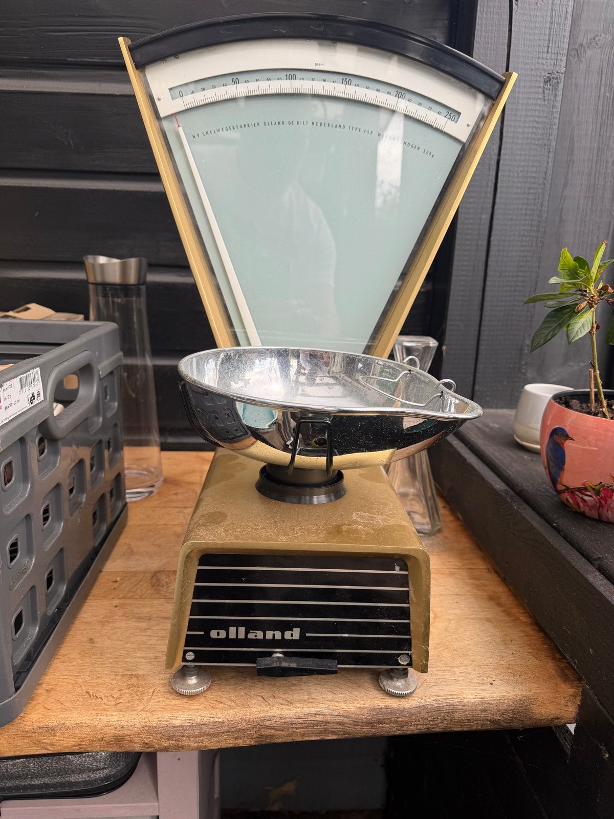 Vintage Olland keukenweegschaal - Type 431, Ophalen