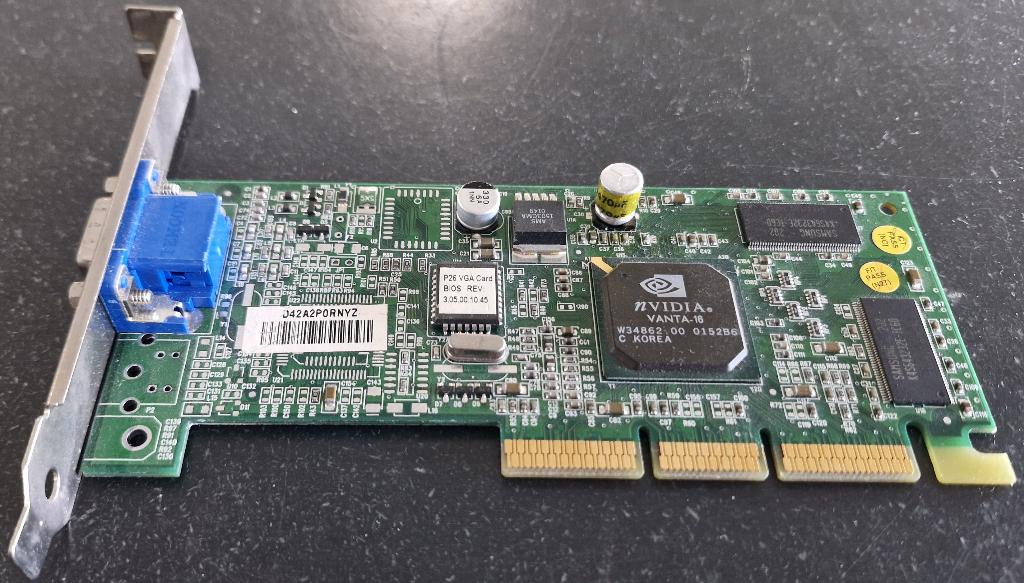 NVIDIA Vanta-16, Computers en Software, Videokaarten, Gebruikt, -, VGA, Ophalen of Verzenden