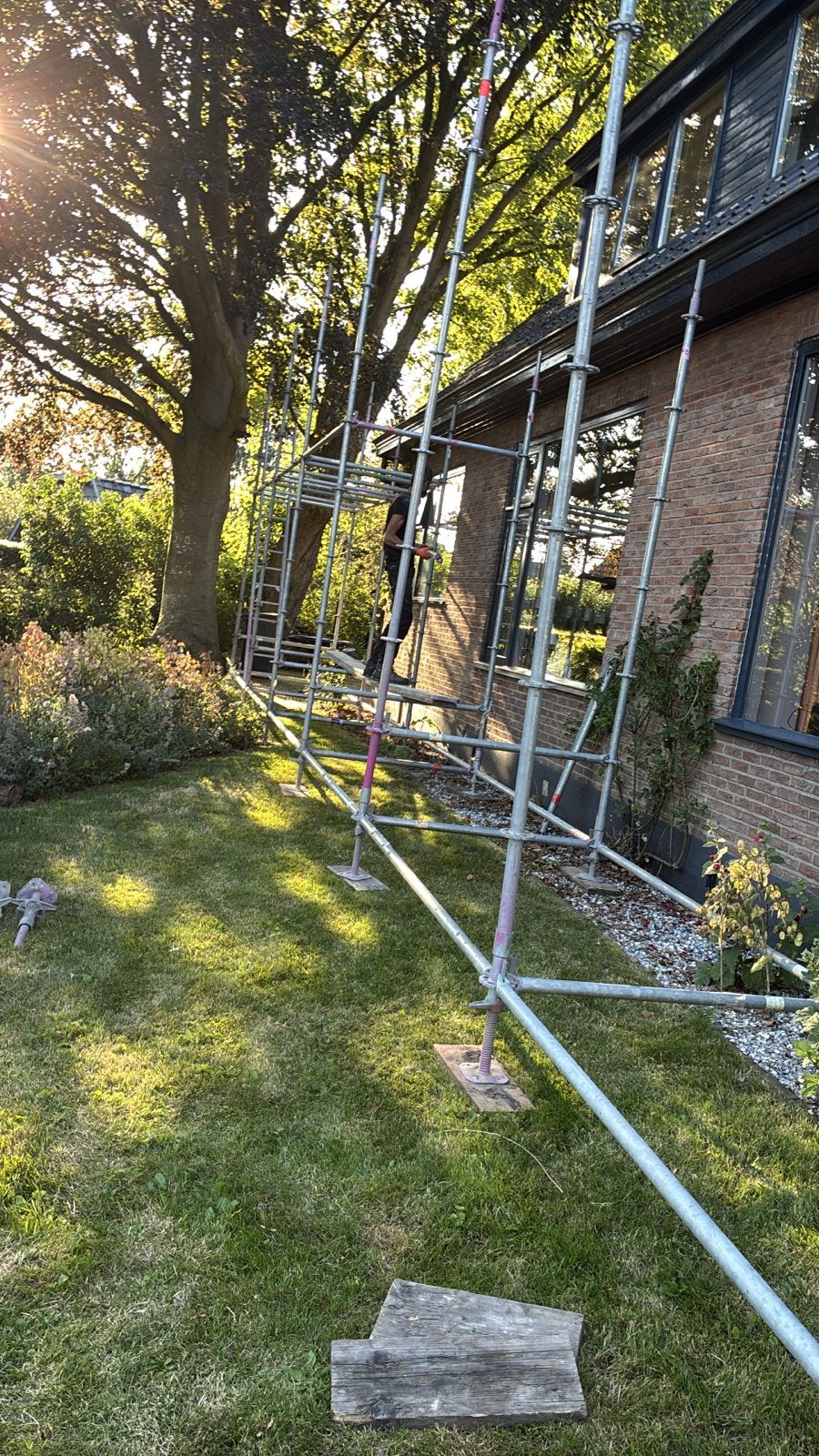Gezocht Allround Steiger Materiaal aangeboden, Doe-het-zelf en Verbouw, Steigers, Ophalen of Verzenden, Gebruikt, Gevelsteiger