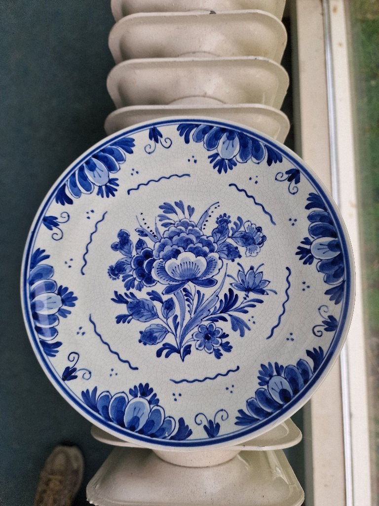 Royal Delft Bord 1954 Handgeschilderd – Origineel, Ophalen of Verzenden