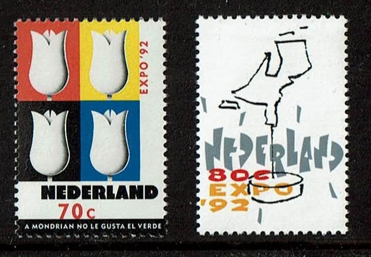 Nederland NVPH 1518-1519 postfris, Postzegels en Munten, Postzegels | Nederland, Verzenden, Na 1940, Postfris