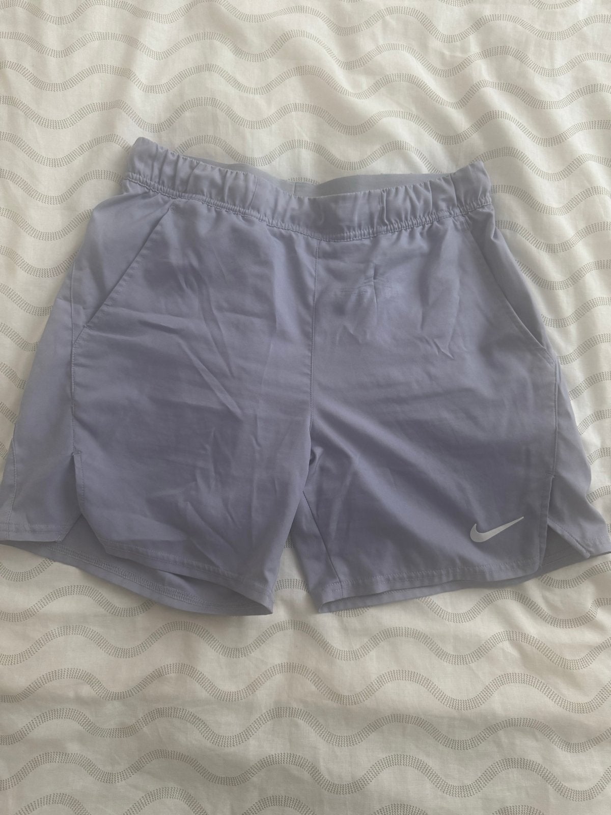 Nike Victory Court 7” short - maat M, Maat 38/40 (M), Paars, Ophalen of Verzenden, Zo goed als nieuw