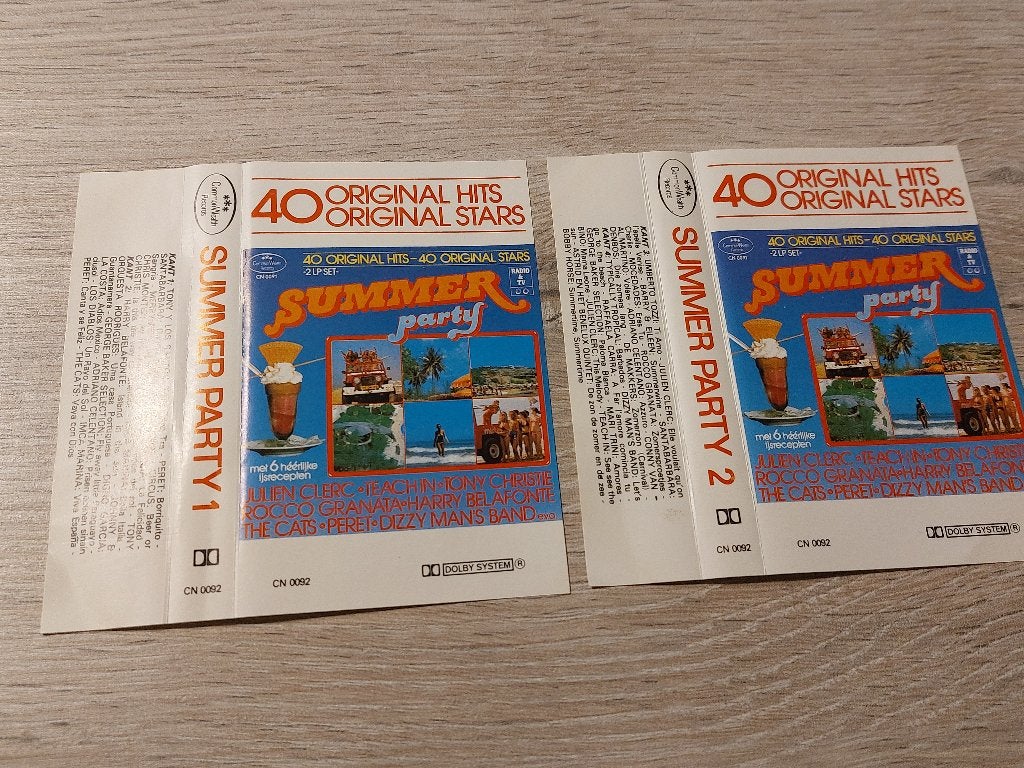 SUMMER PARTY (2 MC), 2 t/m 25 bandjes, Verzamelalbums, Ophalen of Verzenden, Zo goed als nieuw