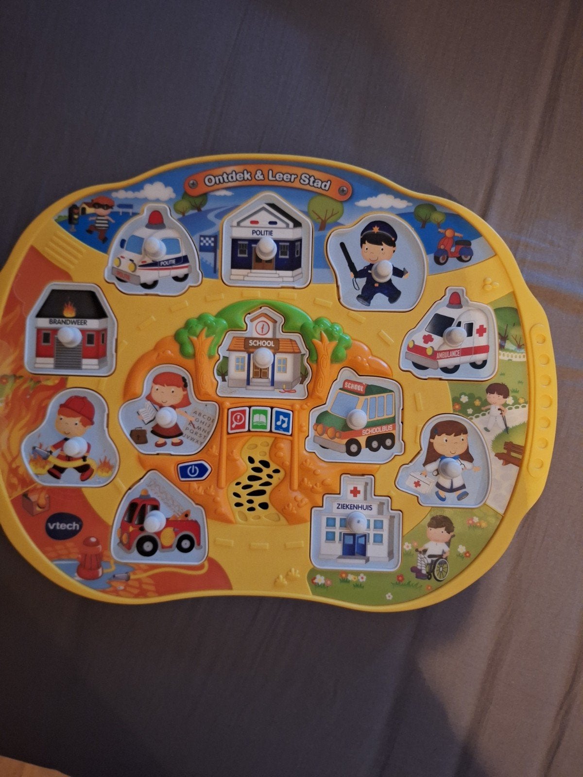 Zgan vtech puzzel met geluid incl battery, Ophalen of Verzenden, Zo goed als nieuw