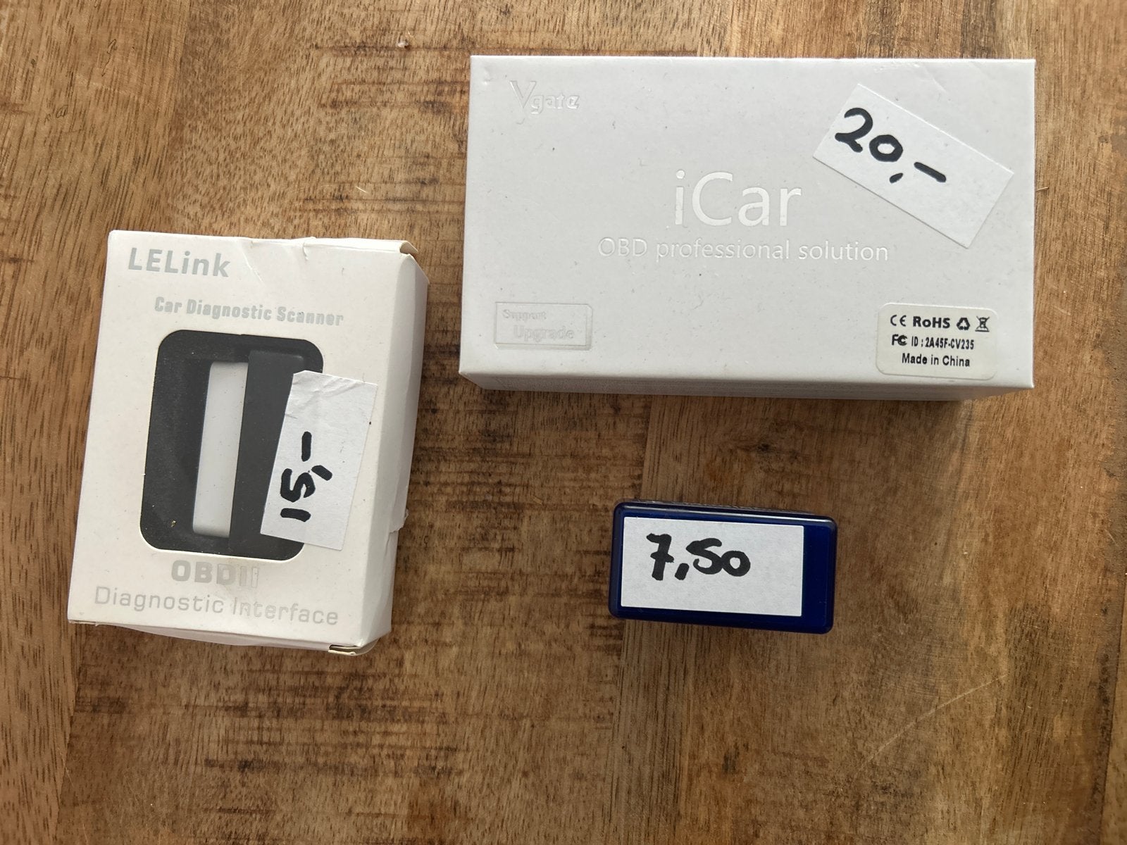 OBD2 diagnose scanners: LElink, Vgate iCar, MMOBIEL, Ophalen of Verzenden, Gebruikt