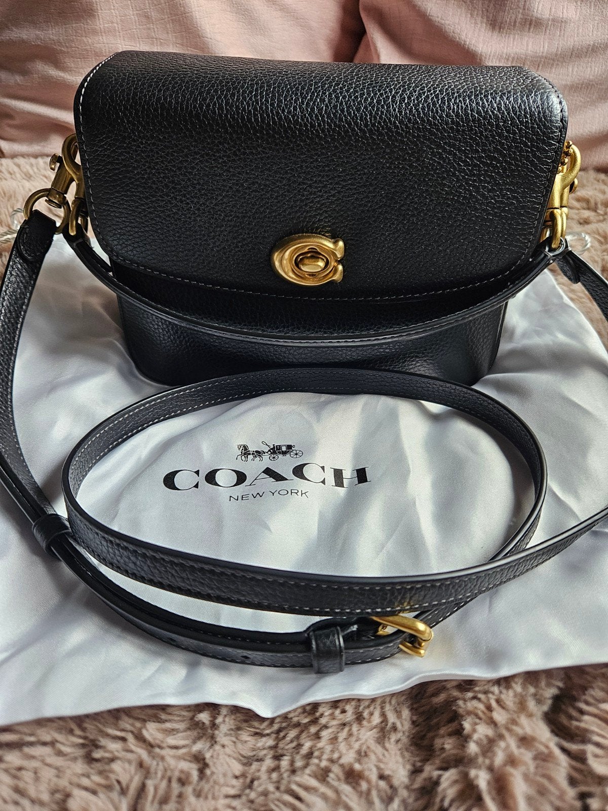 Coach tas Cassie 19, Ophalen, Nieuw, Zwart, Schoudertasje