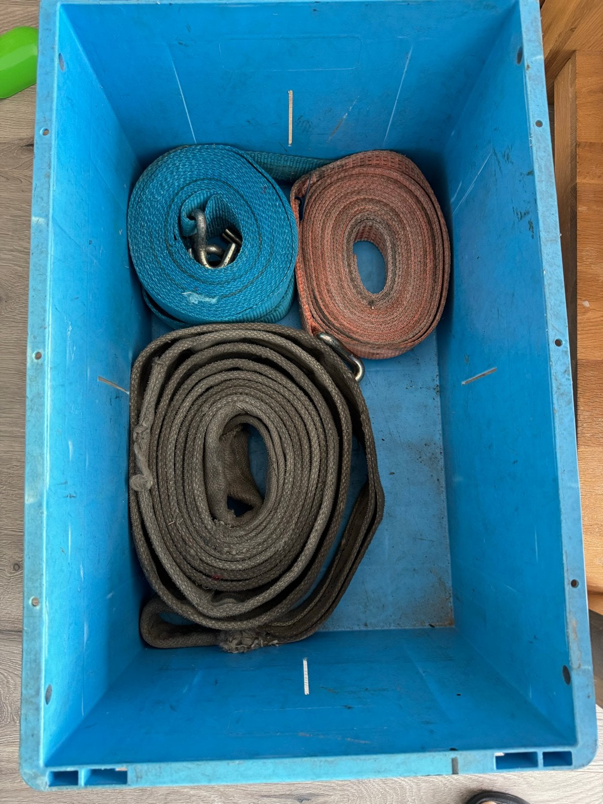 Spanbanden met ratels en haken, Ophalen of Verzenden, Gebruikt