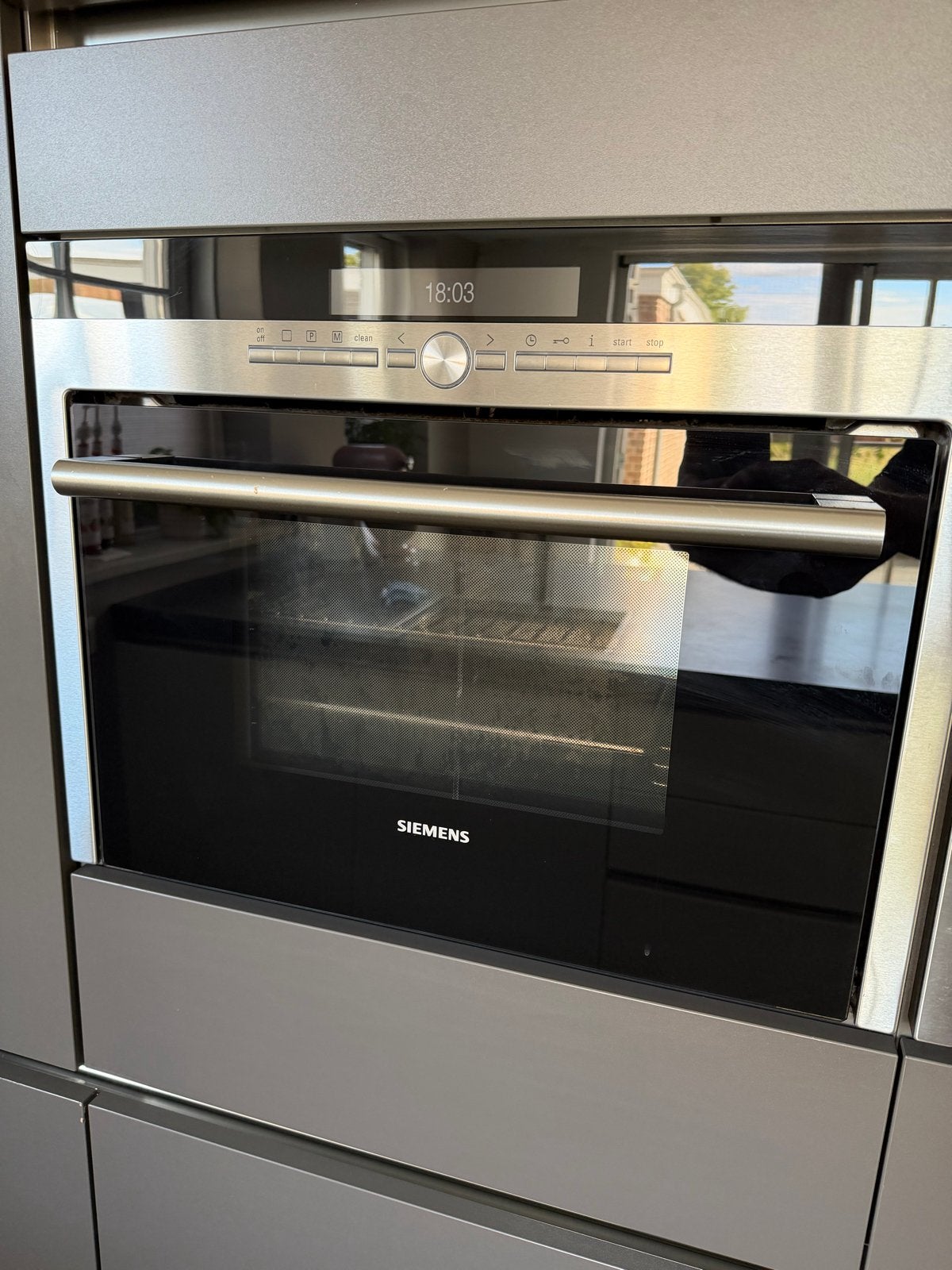 Siemens Hete lucht en Stoomoven HLHB36-2 - Inbouw, Ophalen, Gebruikt, Siemens, Stoom