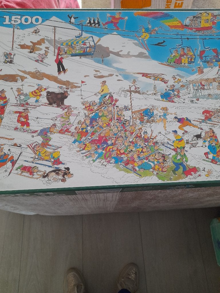 PUZZEL JAN V HAASTEREN 1500, Ophalen of Verzenden, 500 t/m 1500 stukjes, Zo goed als nieuw, Legpuzzel