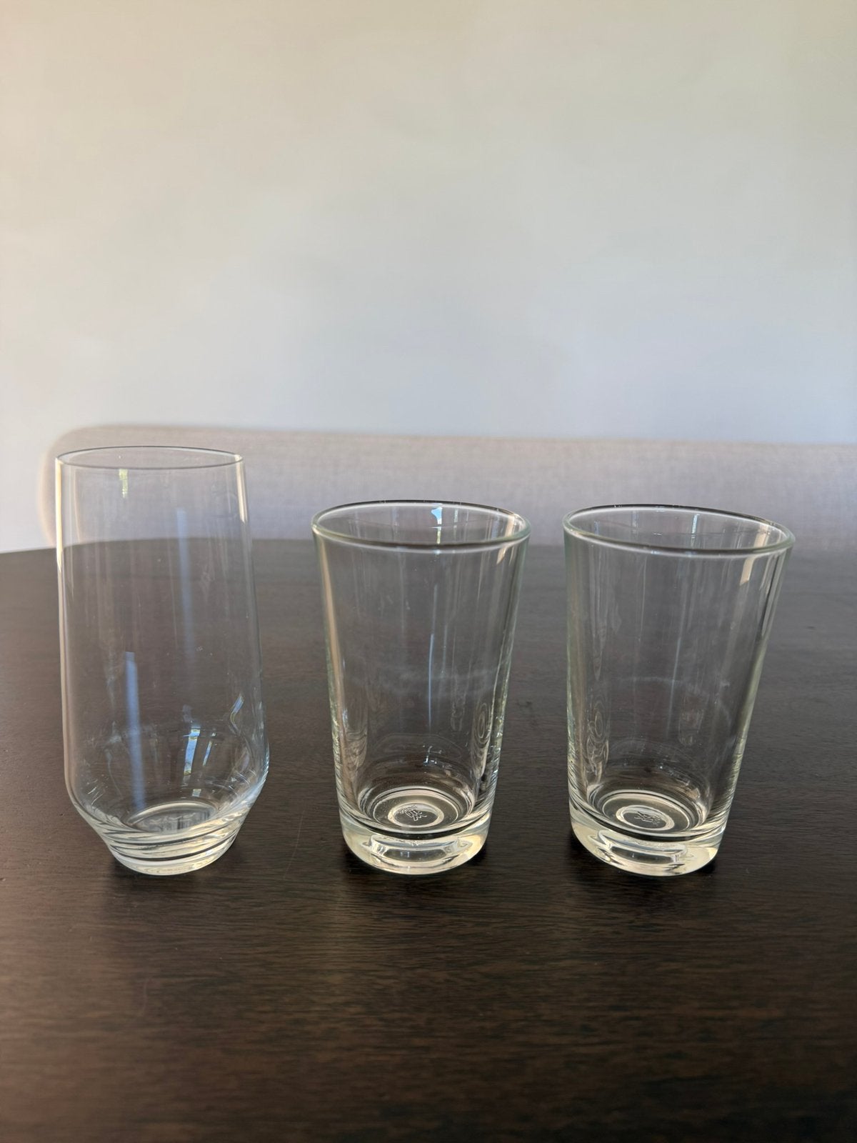 Te koop twee wmf glazen en 1 vivo glas, Ophalen of Verzenden, Gebruikt, Overige typen