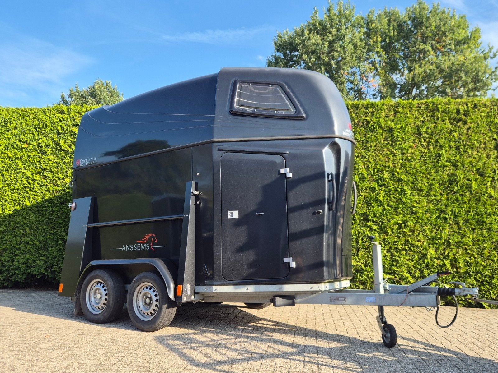 Te koop anssems 2 paards paardentrailer bwj 2018 !!!, Dieren en Toebehoren, Ophalen, Gebruikt, Polyester