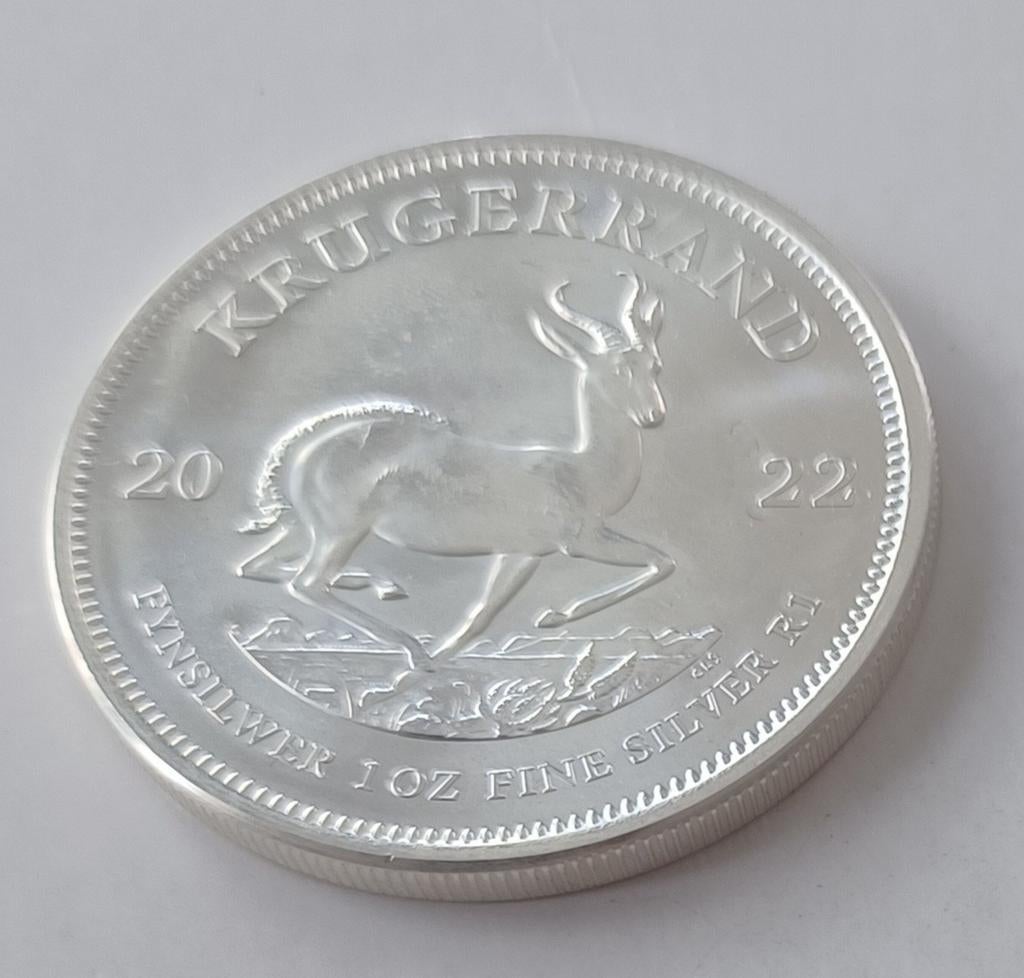 1 ounce zilveren Krugerrand, Ophalen of Verzenden, Zilver