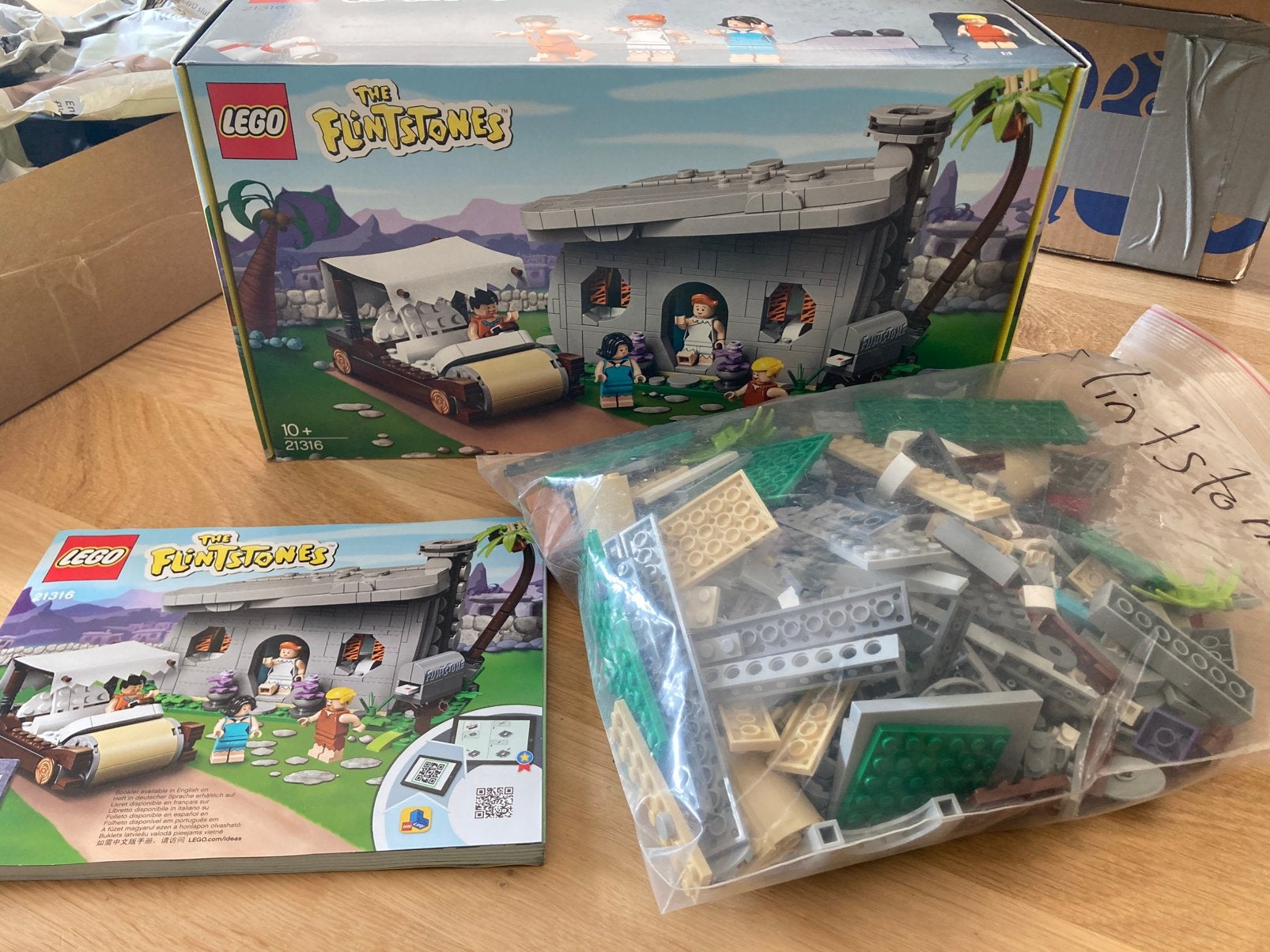 Lego flintstones 21316, Ophalen of Verzenden, Zo goed als nieuw, Lego