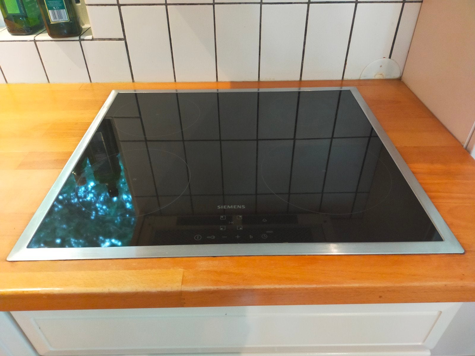 Siemens Inductiekookplaat, Ophalen, Gebruikt, 4 kookzones, Inbouw