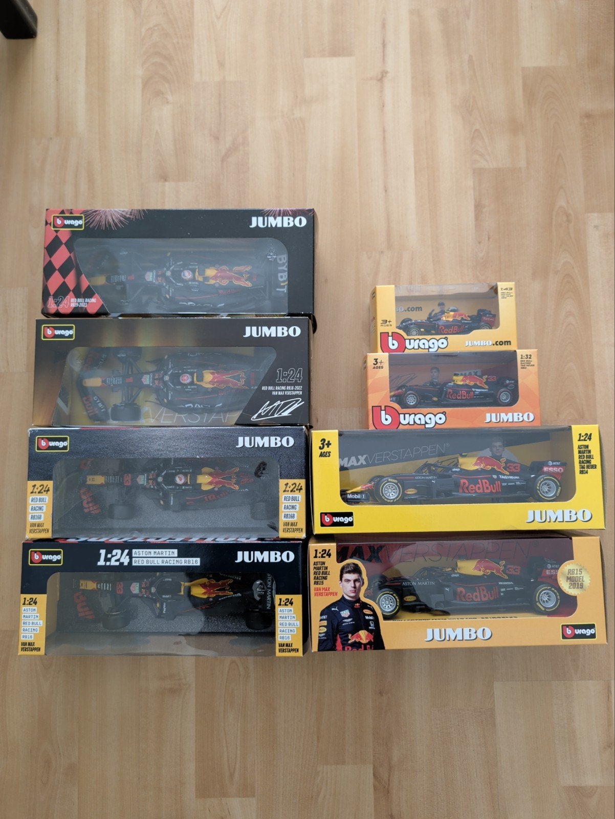 Bburago Red Bull Racing F1 schaalmodellen - Max Verstappen, Ophalen of Verzenden, Nieuw, Auto, Bburago