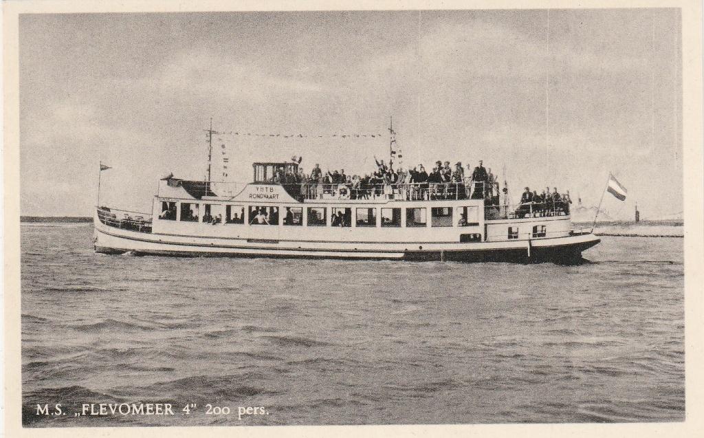 harderwijk- m.s. flevomeer, Verzenden, 1940 tot 1960, Gelderland