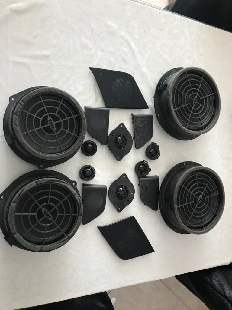 Origineel audi speakers set, Ophalen of Verzenden, Zo goed als nieuw