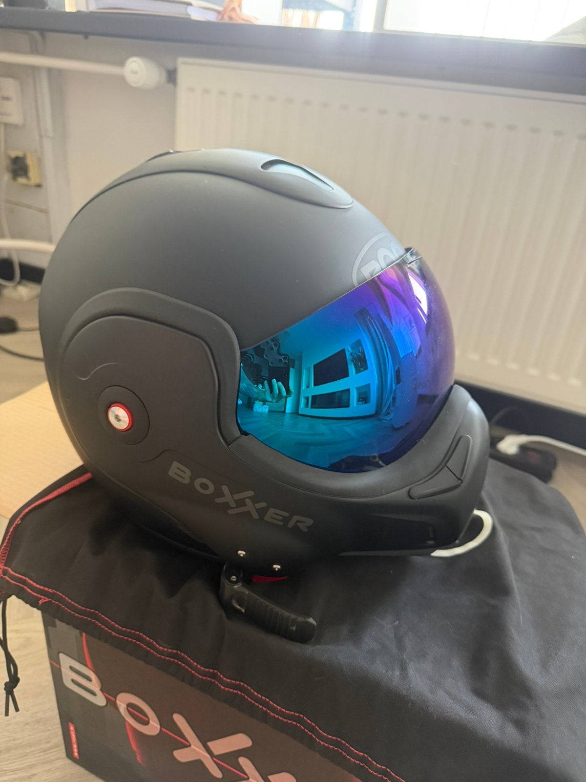 Boxxer helm maat 58 M, Ophalen of Verzenden, Tweedehands, Integraalhelm, Overige merken