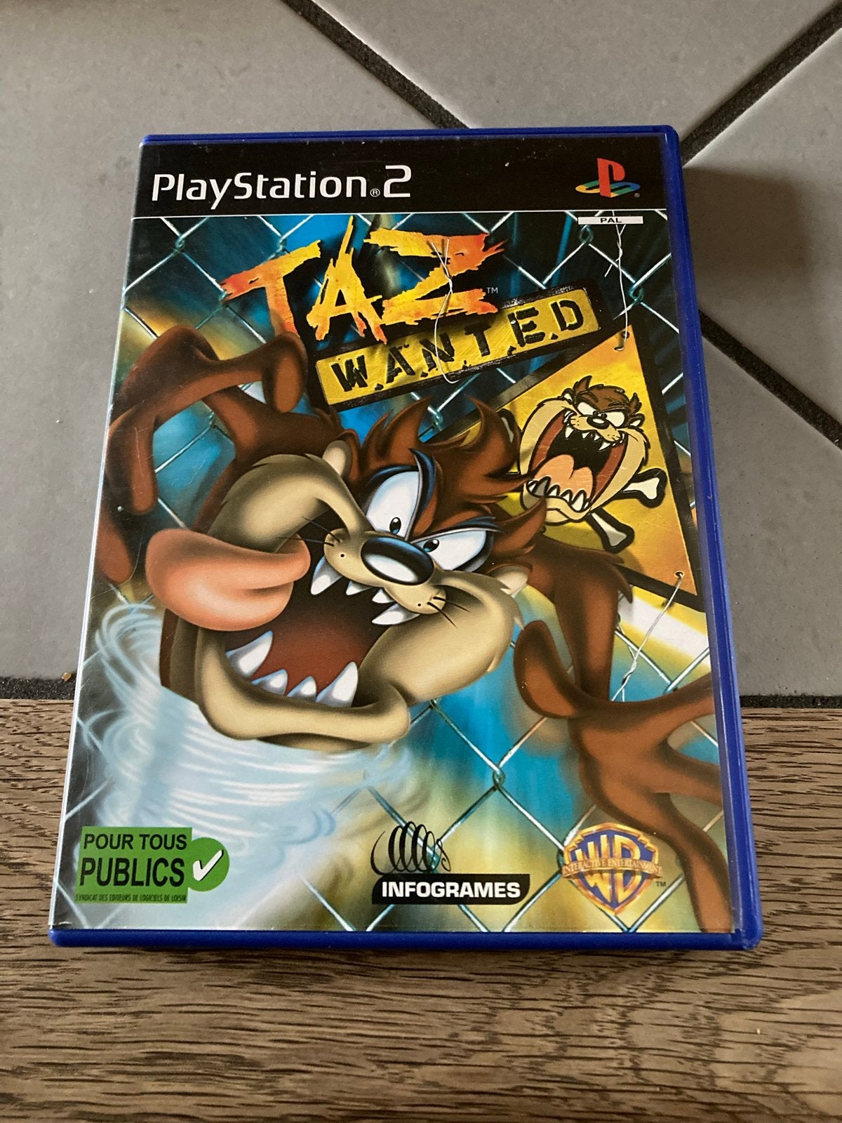 Taz Wanted PS2 - Compleet met boekje, 1 speler, Ophalen of Verzenden, Zo goed als nieuw, Platform