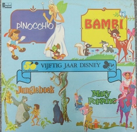 Vijftig jaar Disney, Ophalen of Verzenden, Gebruikt, 12 inch
