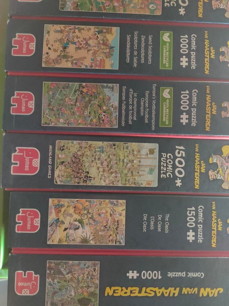 Jan van Haasteren puzzels - diverse titels, Hobby en Vrije tijd, Denksport en Puzzels, Ophalen of Verzenden, 500 t/m 1500 stukjes