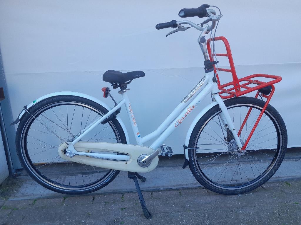 28 inch Gazelle Miss Grace met 3 versnellingen en voordrager, Fietsen en Brommers, Fietsen | Dames | Damesfietsen, Ophalen, Gebruikt
