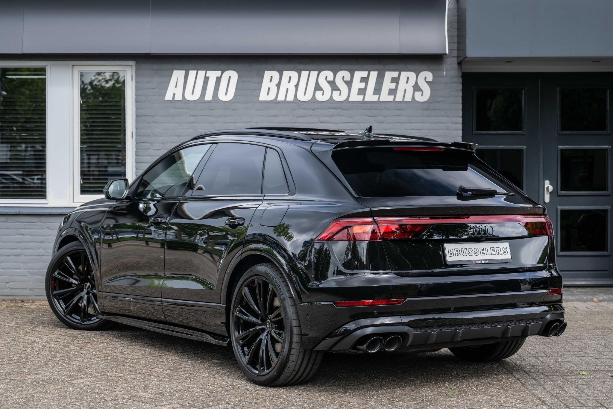 Audi Q8 55 TFSI e quattro Pro Line S Pano Matrix SQ8 style O, Auto's, Automaat, Dealer onderhouden, Stof, Q8