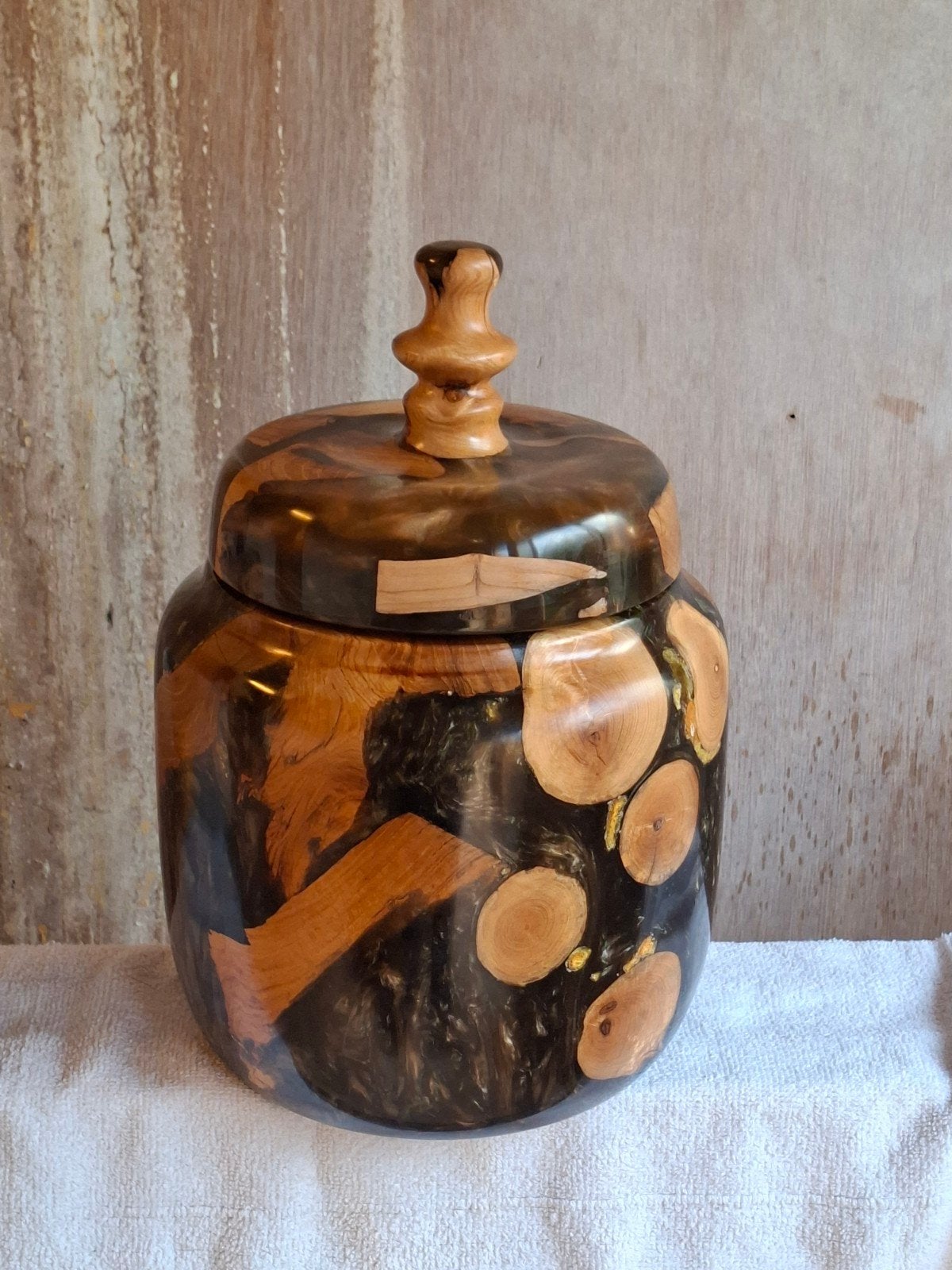 hand gemaakte pot/urn, Overige materialen, Verzenden, Nieuw, 23 cm